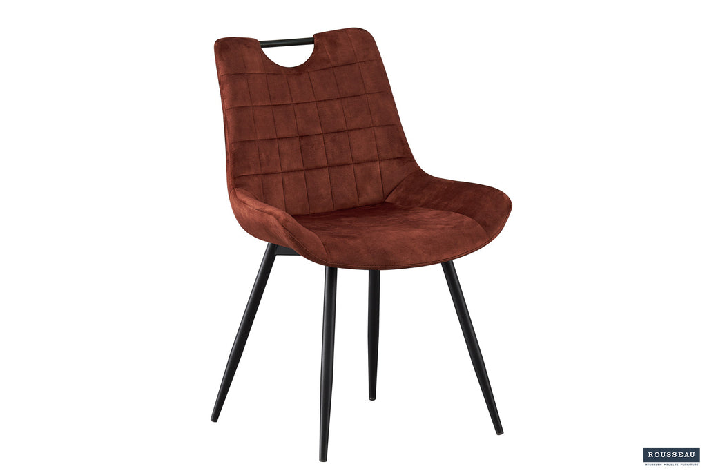 Stoel 'Nina' Velvet Rust RS