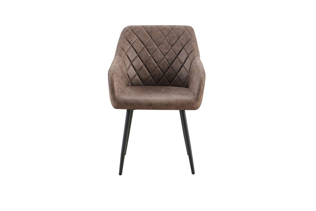 Armstoel 'Peron' Micro fiber PU Brown RS