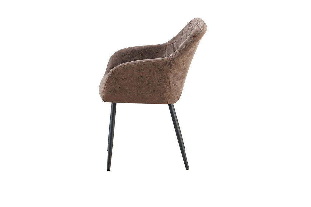 Armstoel 'Peron' Micro fiber PU Brown RS