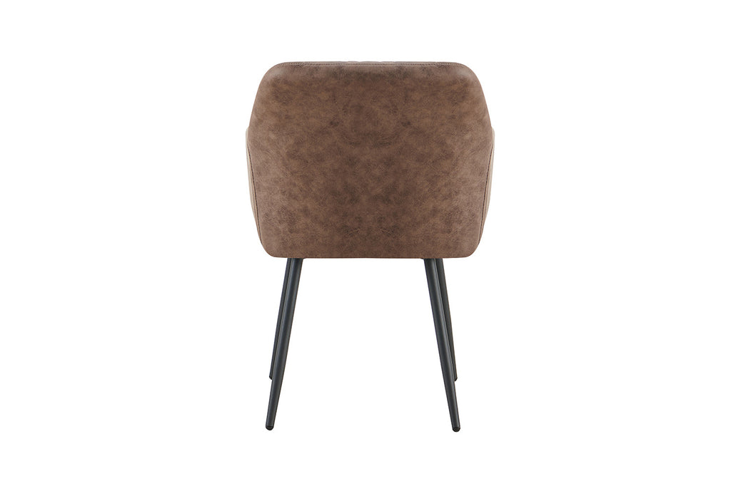 Armstoel 'Peron' Micro fiber PU Brown RS