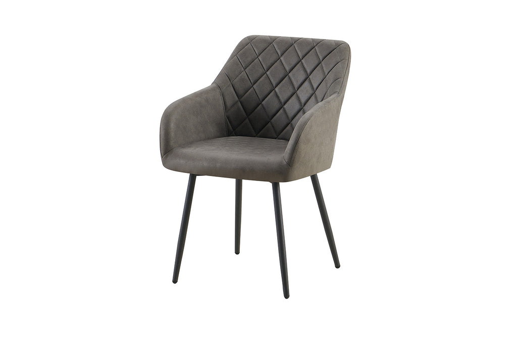 Armstoel 'Peron' Microfiber PU Grey RS