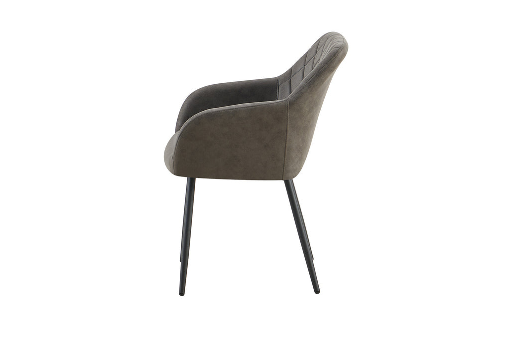 Armstoel 'Peron' Microfiber PU Grey RS