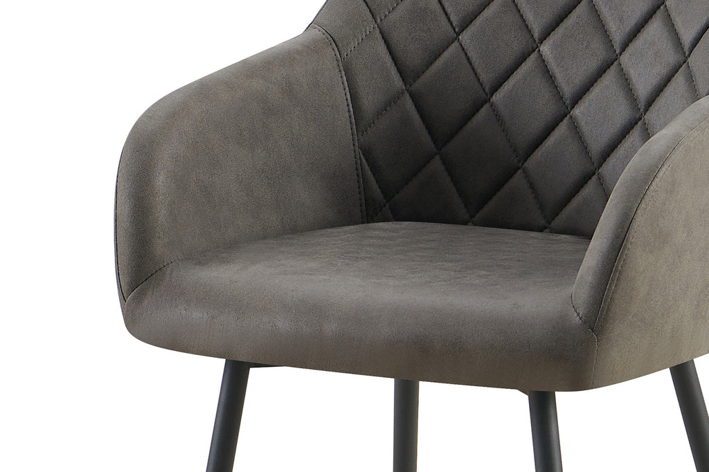Armstoel 'Peron' Microfiber PU Grey RS