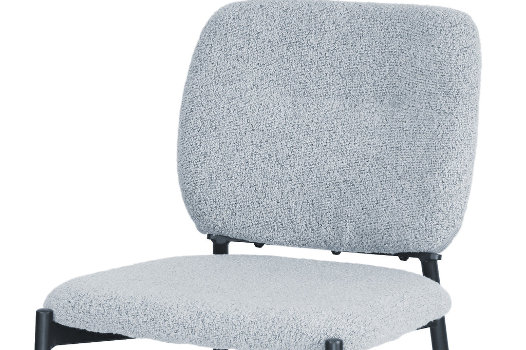 Chaise 'Sophia' Tissu Gris Clair RS