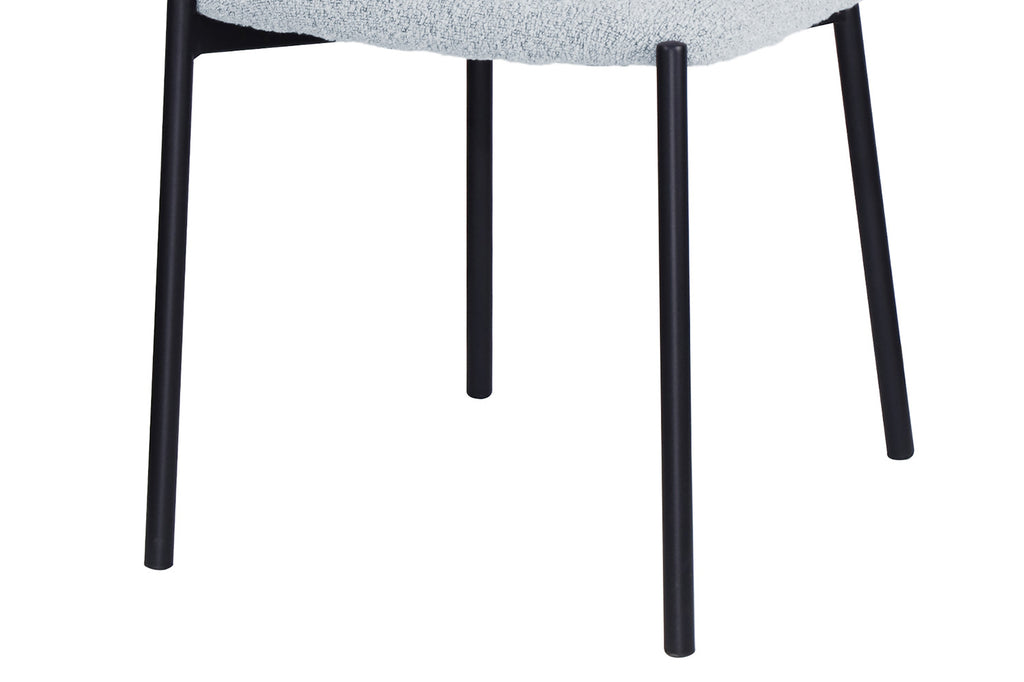 Chaise 'Sophia' Tissu Gris Clair RS