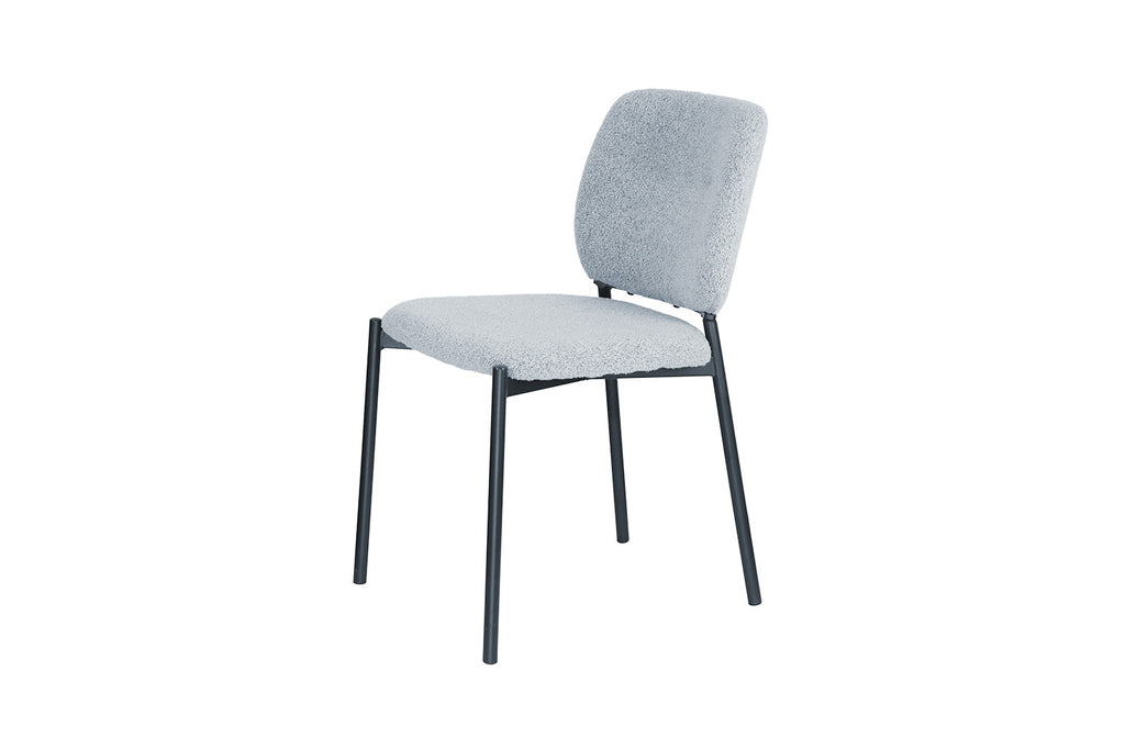Chaise 'Sophia' Tissu Gris Clair RS