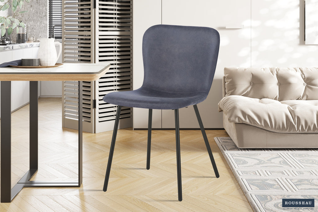Stoel 'Susan' PU Dark Grey RS