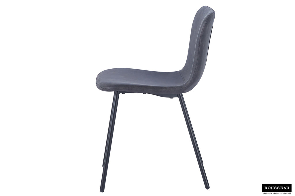 Stoel 'Susan' PU Dark Grey RS