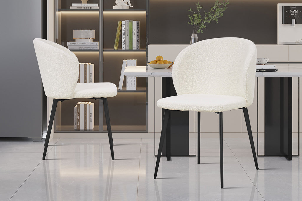 Stoel 'Toledo' Bouclé White RS