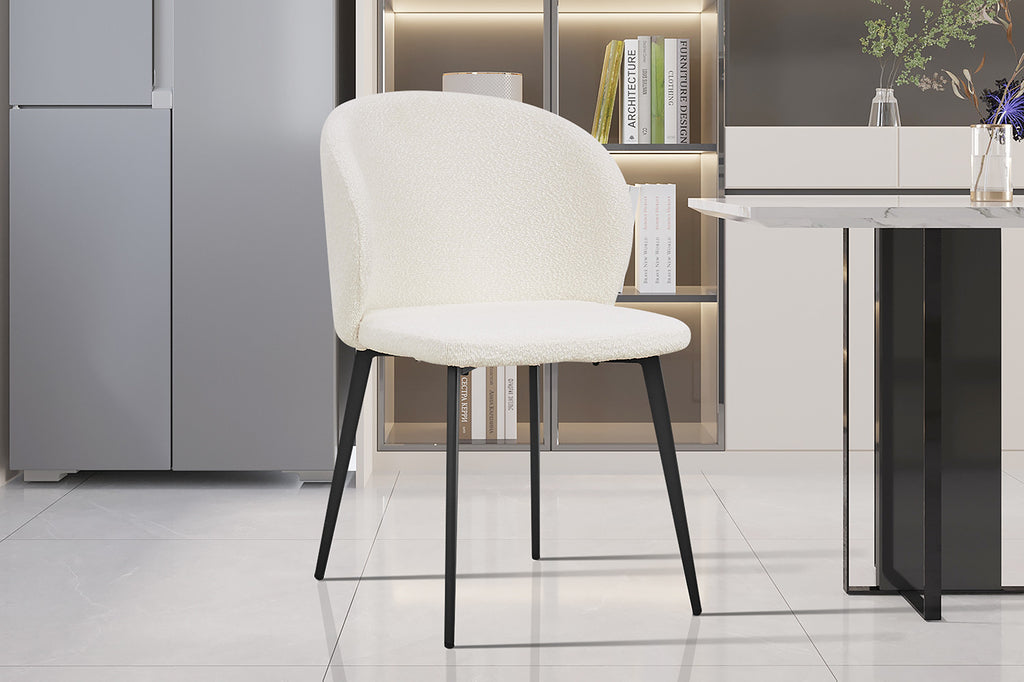 Stoel 'Toledo' Bouclé White RS