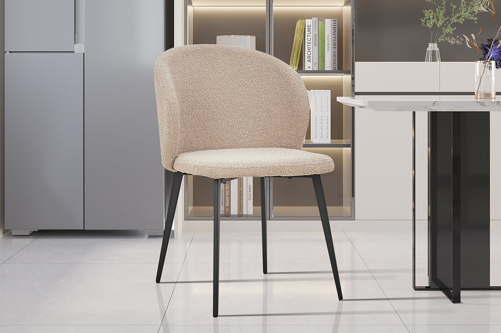 Stoel 'Toledo' Bouclé Sand RS