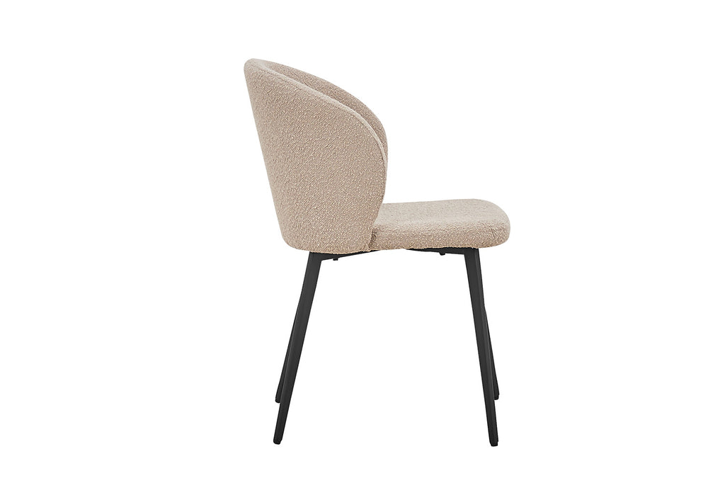 Chaise 'Toledo' Bouclé Sable RS