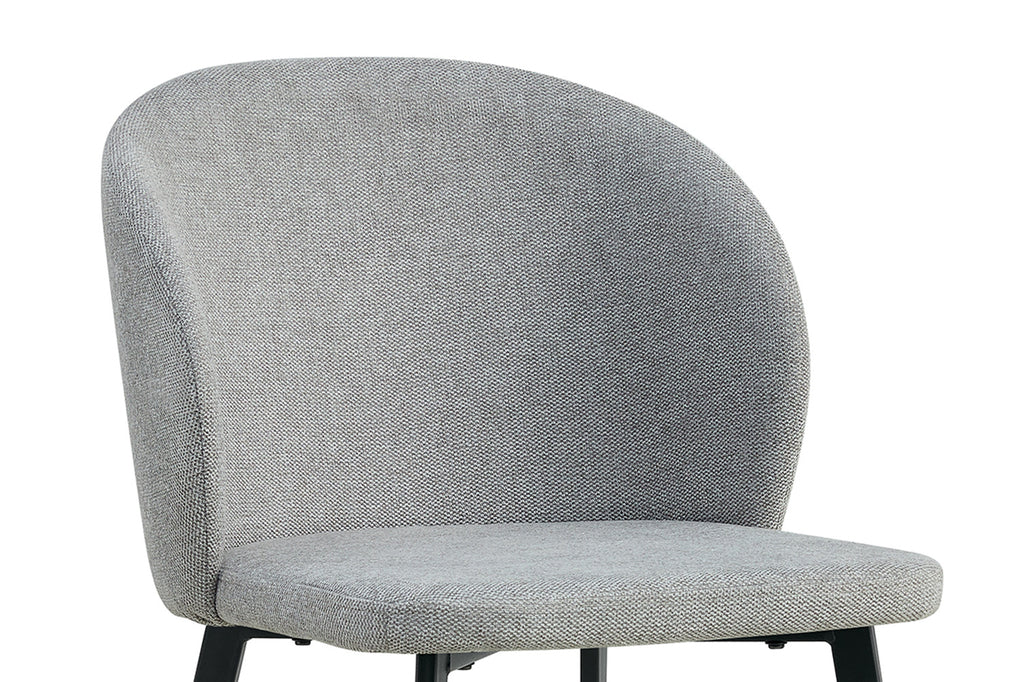 Chaise 'Toledo' Tissu Gris Clair RS