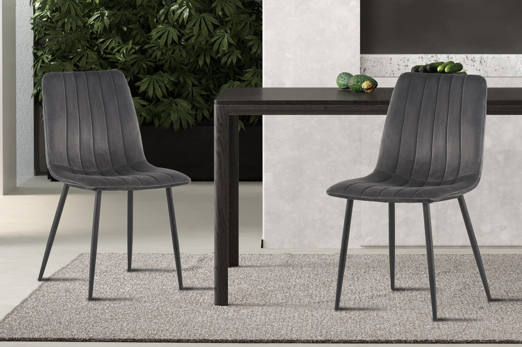Stoel 'Willis' Velvet Grey RS