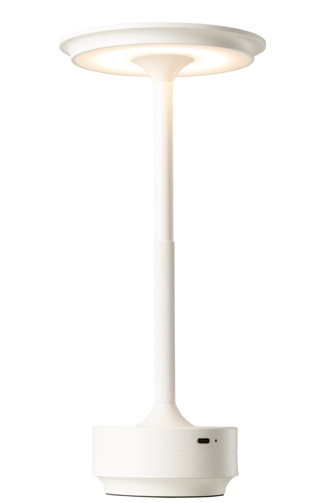 Tafellamp LED Touch Kunststof Wit - J-LINE