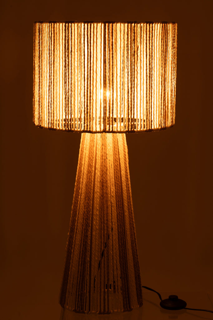 Tafellamp Metaal/Papier Wit - J-LINE