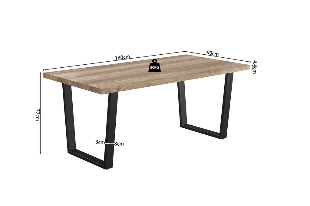 Tafel 'Armin' 180 cm Decor Mango RS