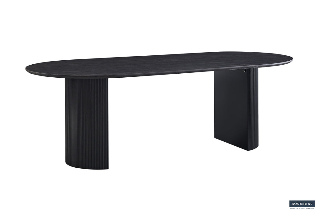 Tafel 'Lagos' 220 cm Ovaal Decor Donkerbruin RS