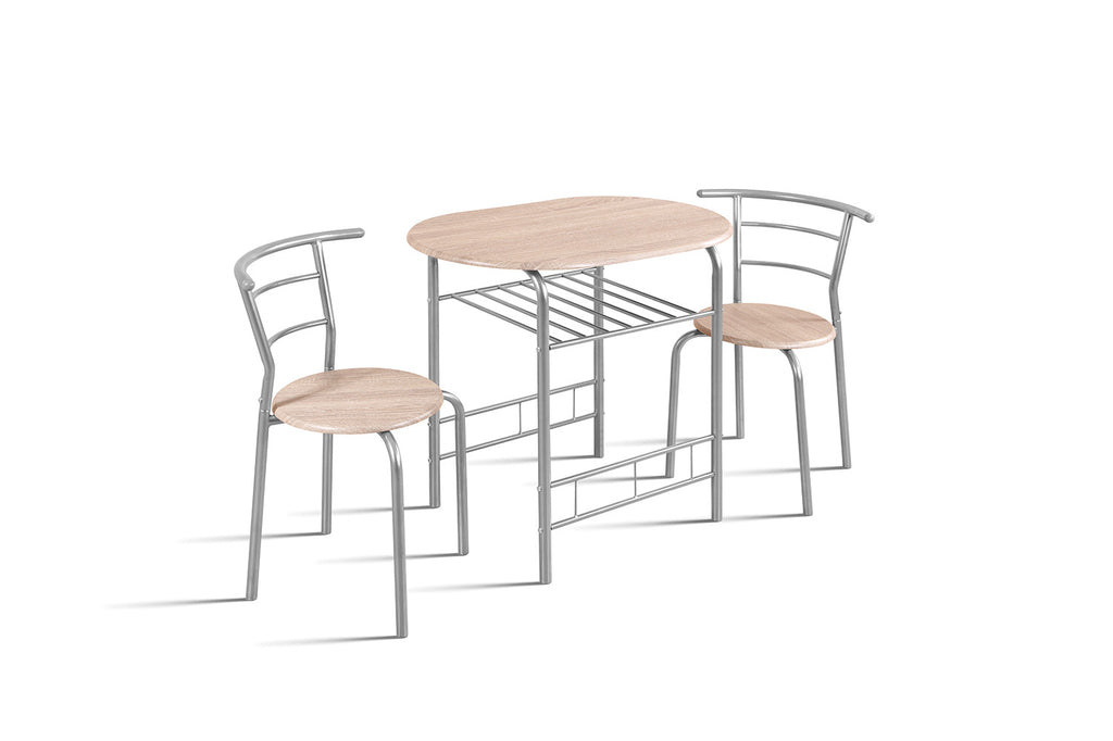 Tafelset 'Adam' grijs metaal - RS