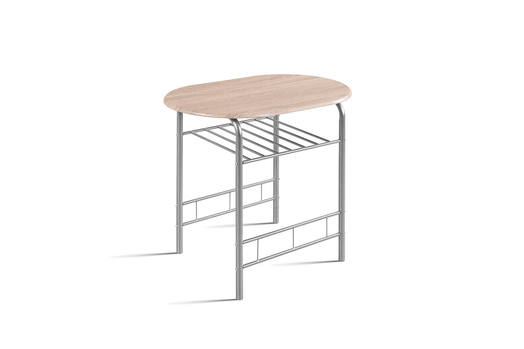 Tafelset 'Adam' grijs metaal - RS