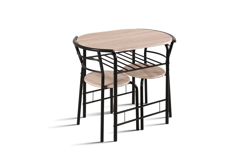 Tafelset 'Adam' Zwart metaal - RS