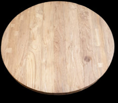 Plateau de table rond en teck massif 140 - BNO