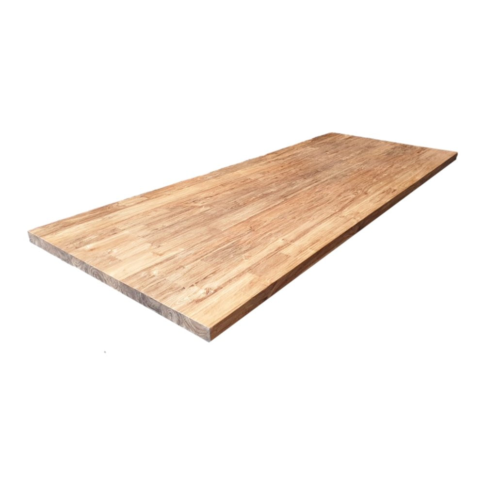 Tafelblad Teak massief met T-ijzer 220 - BNO
