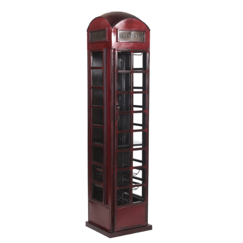 Cabine téléphonique pour cave à vin STF