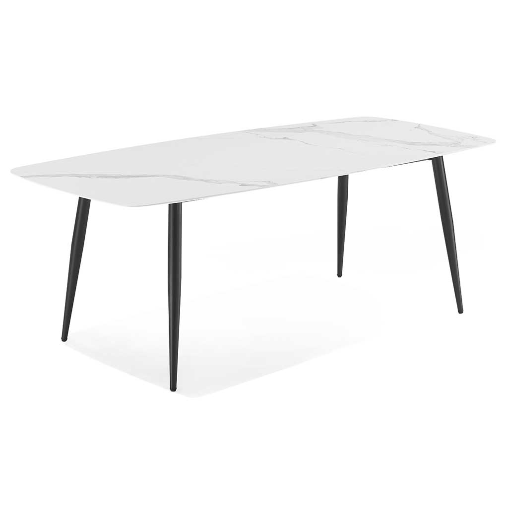 PLATEAU DE TABLE EN PIERRE FRITTÉE CARRARARALOOK-240X100-MDL