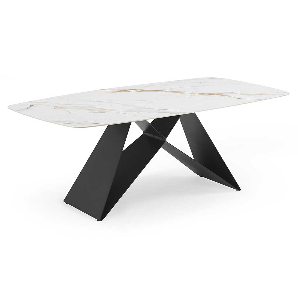 PLATEAU DE TABLE EN PIERRE FRITTÉE BEIGE-240X100-MDL