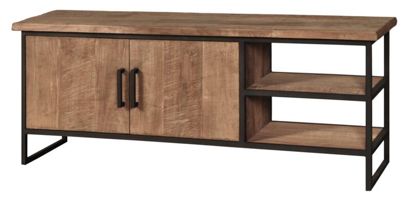 TV-kast Beam No.2 DTP - 2 deuren, 2 open rekken