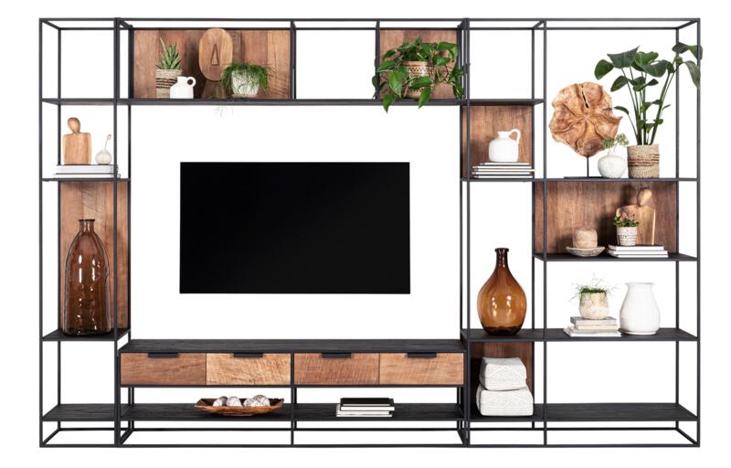 Bibliothèque Cosmo petite DTP - étagères ouvertes