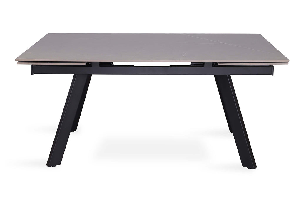 Uitschuifbare tafel 'Hera' 160-240 RH steen grijs RS