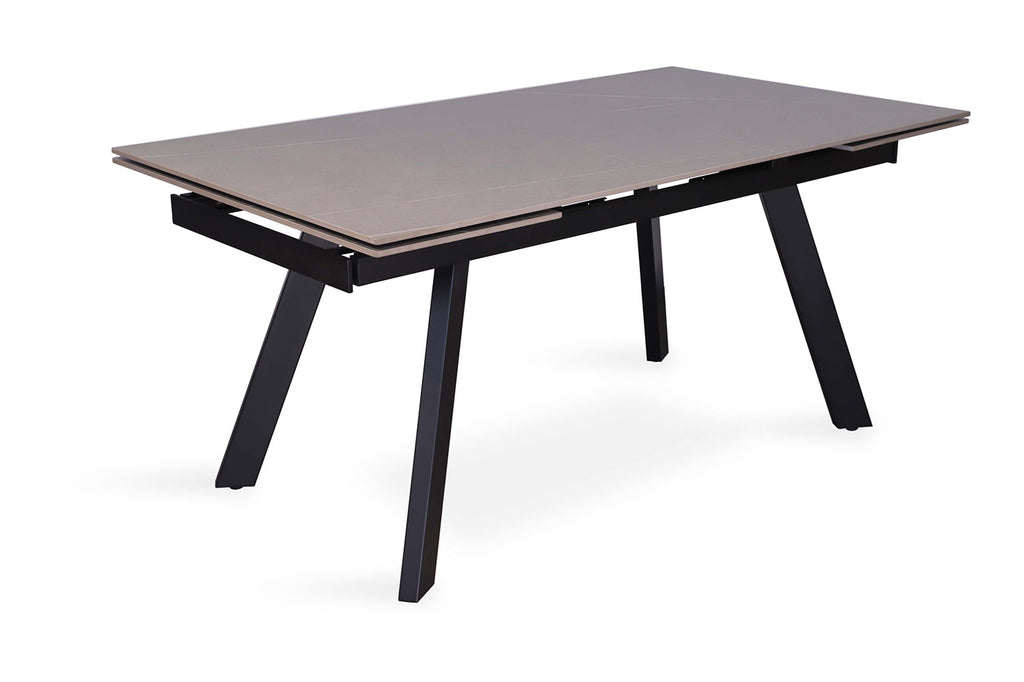 Uitschuifbare tafel 'Hera' 160-240 RH steen grijs RS