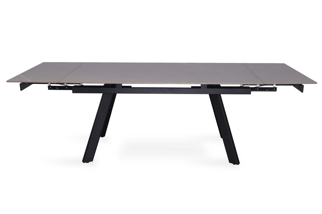 Uitschuifbare tafel 'Hera' 160-240 RH steen grijs RS