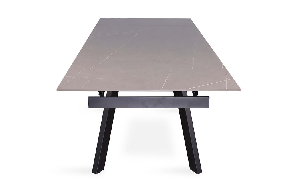 Uitschuifbare tafel 'Hera' 160-240 RH steen grijs RS