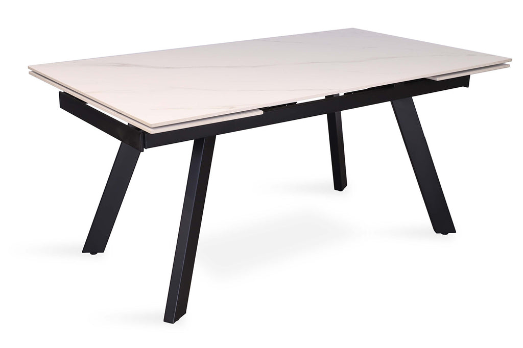 Table extensible 'Hera' 160-240 RH pierre blanche RS