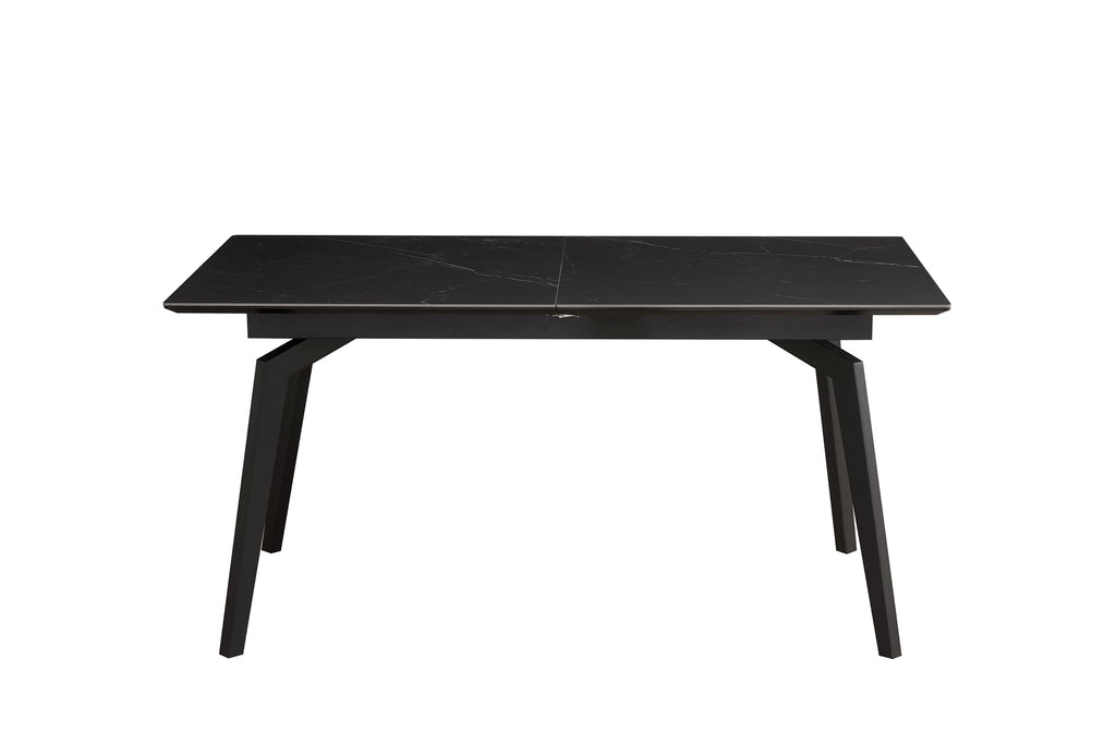 Eettafel Venus 160 verlengbaar zwart marmer - RVD