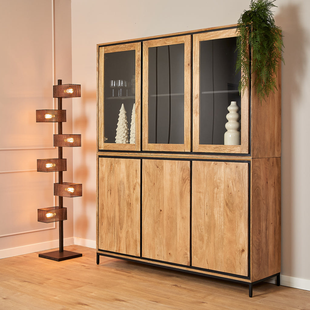 Vitrinekast RichWood | 160 cm - SF