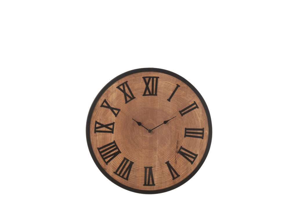 Horloge en bois naturel S - J-LINE