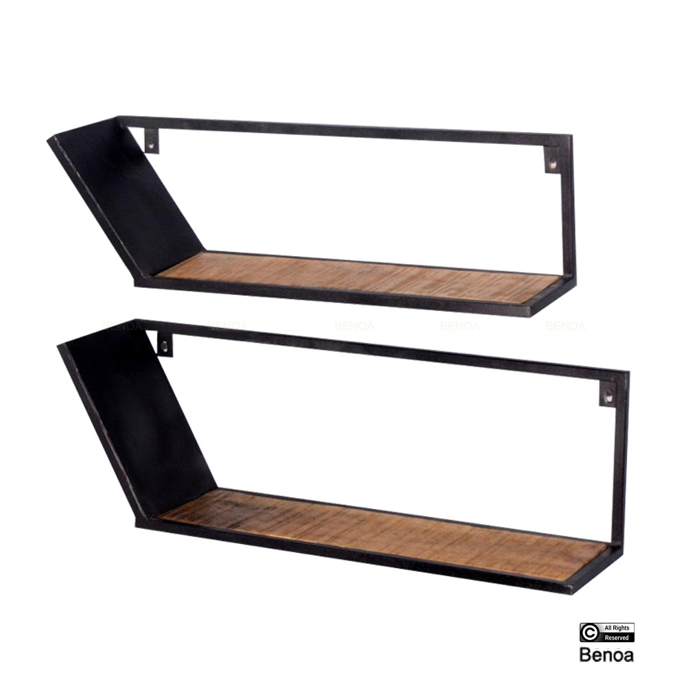 Étagère murale asymétrique, lot de 2 BNO