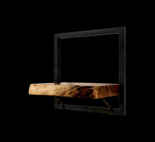 Wandplank Levels 32 mango/metaal HSM