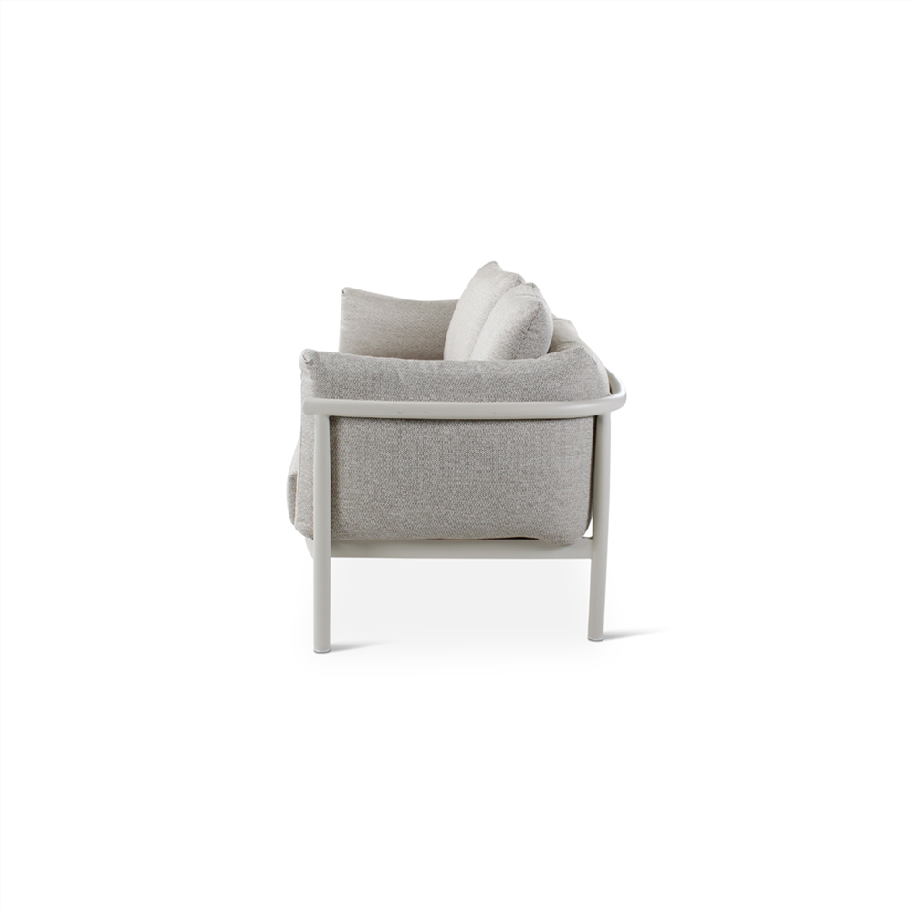 Zetel outdoor Liv 2.5 - alu sand - inclusief kussens Dune + cover - VDC