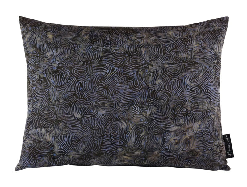 Kussen Batik Cotton Dark Blue