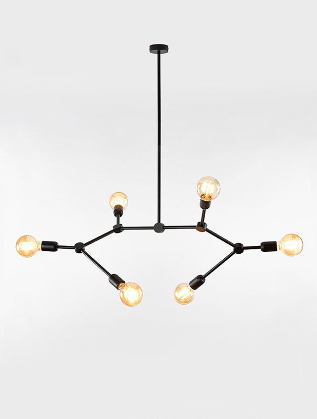 Luster Atomen NERO 6 Lampen