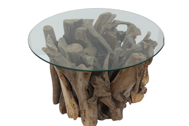 Koffietafel root teak