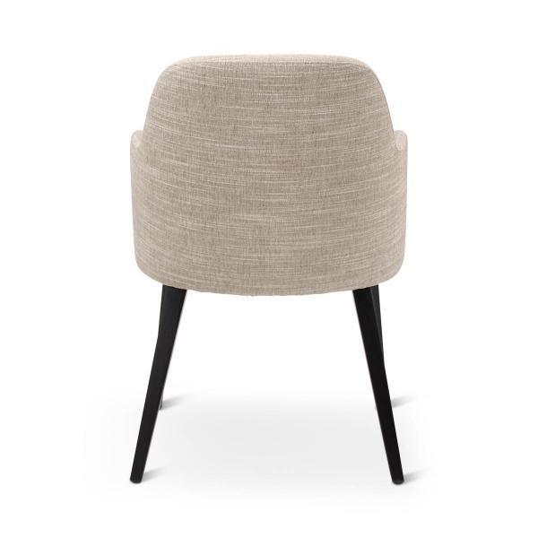 Armstoel Neo vierkante houten poot