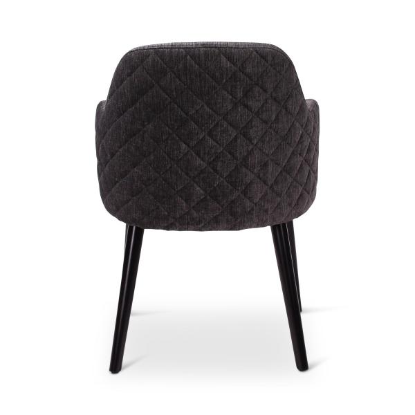 Armstoel sky ronde houten poot
