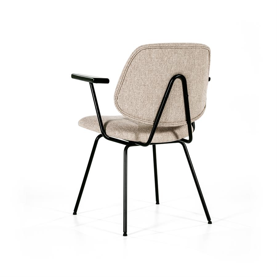 armstoel lynn: beige grijs of roze