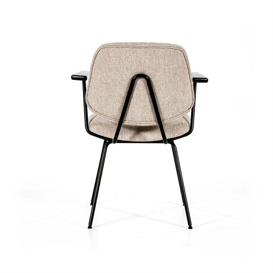 armstoel lynn: beige grijs of roze